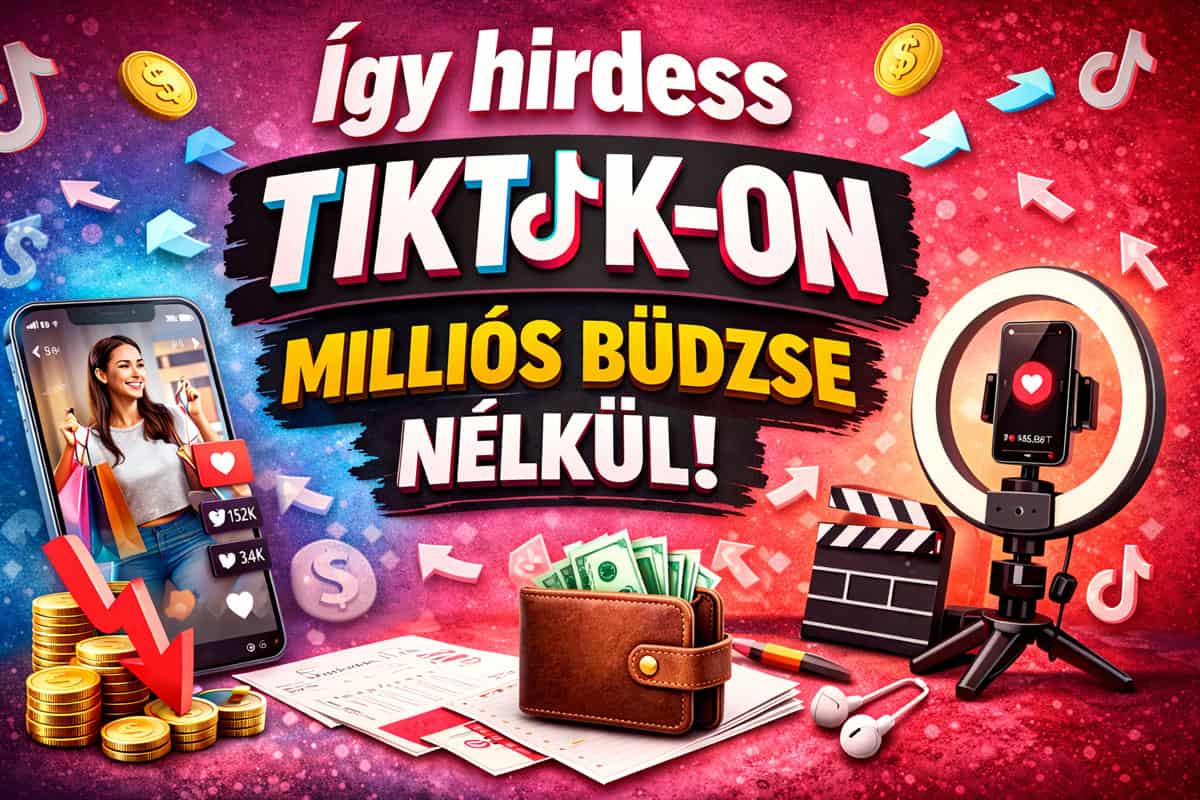 Így hirdess TikTok-on milliós büdzsé nélkül